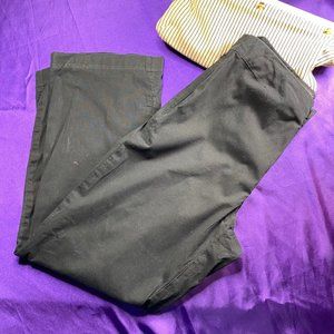 📌Banana Republic Black Cotton Capris Pants